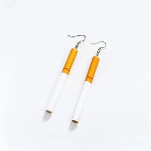 Cigarette butts earrings: Full length